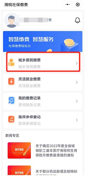 2023湖南城乡医保网上缴费操作流程（手机端 电脑端）